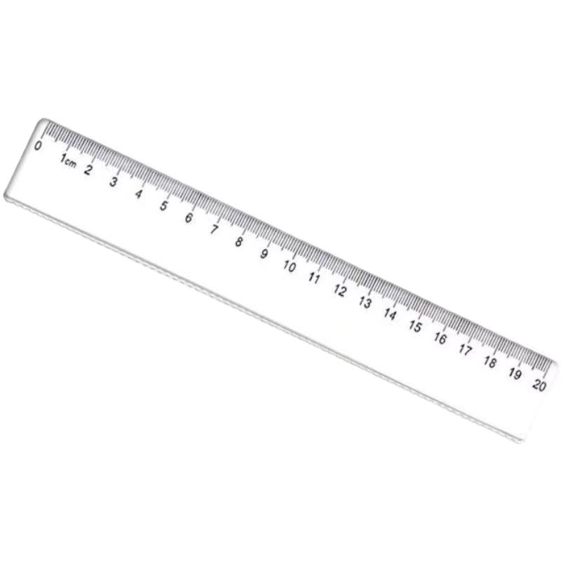 [15/20cm] transparent wave ruler with wave line ruler multifunctional drawing plastic ruler student stationery