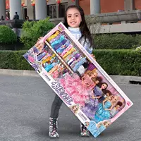 Doll Barbie Gift Box Set, multiple sizes (47–90 cm), multi-dress & accessory kit