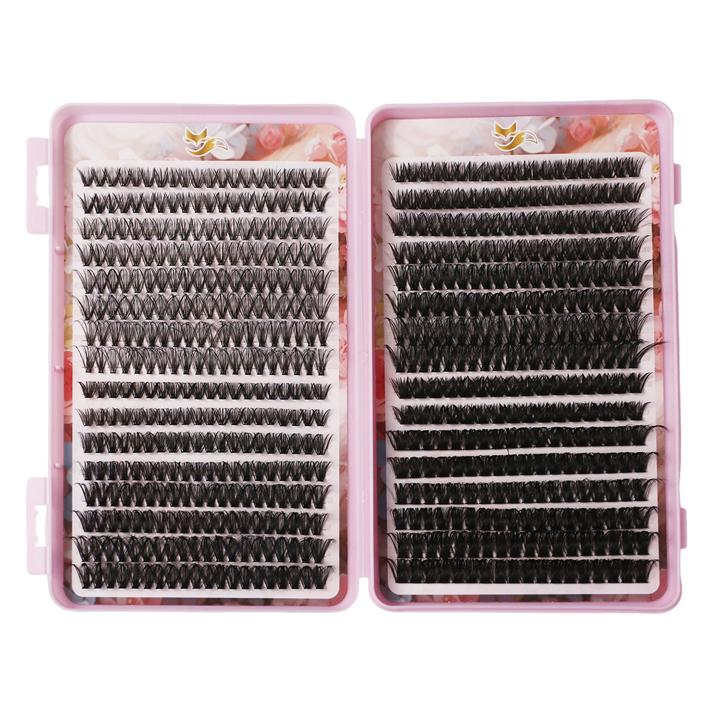 Large-capacity false eyelashes, lightweight and imperceptible, ultra-thin, curled and angled, natural-looking, self-adhesive, full series of eyelashes