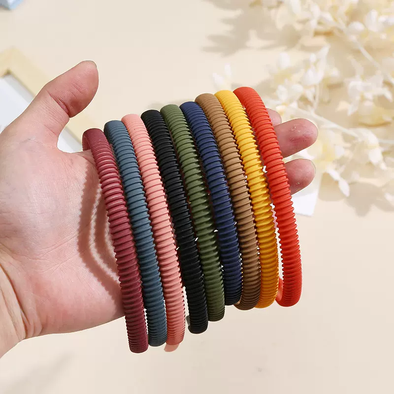 简约黑色洗脸防滑带齿发箍刘海压发头箍女士成人发卡塑料发夹头饰