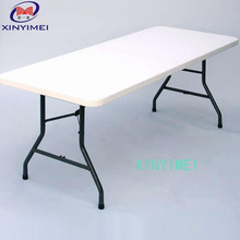 佛山厂家批发 加厚型户外长方桌 塑料便携式面板折叠会议培训桌子
