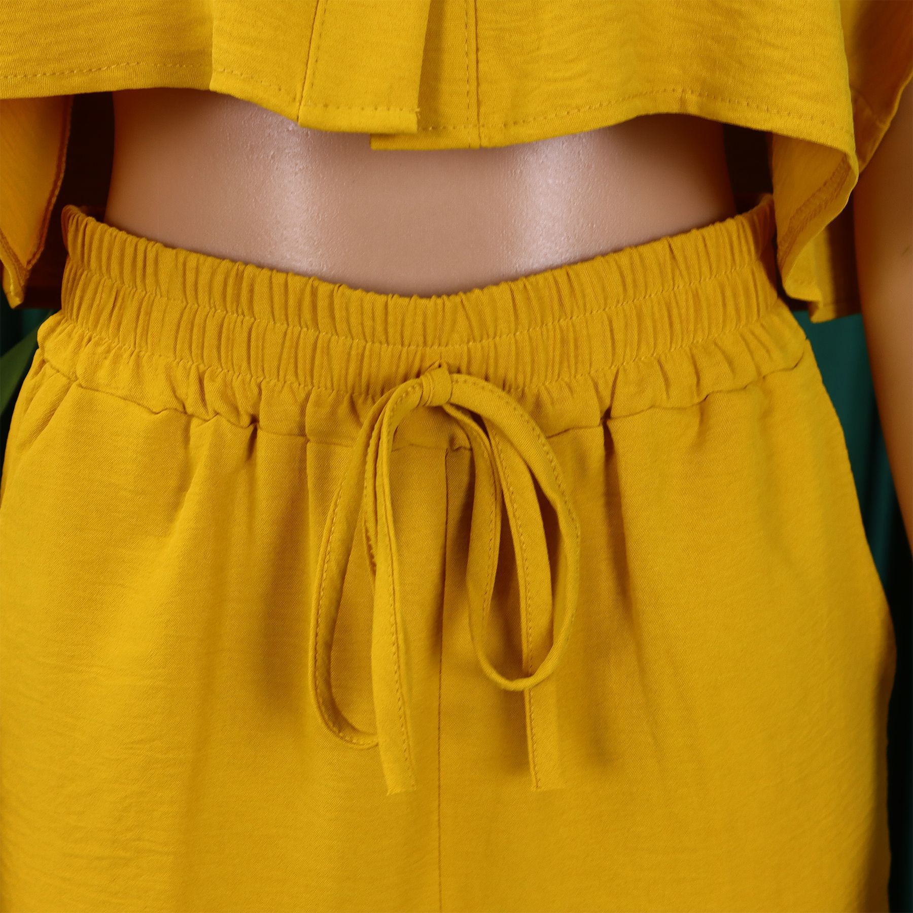 Women's Clothing summer new casual lapel short sleeved shirt shorts fashionable suit_mkmklike.com