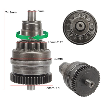 Qj50-2 Motor Head Piaggio 50 Motor Head 14/47t Rs125 Rotax Engine 2R00003 (Motorcycle engine and accessories) - 250gpiece