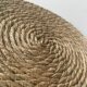 cattail straw woven placemat heat insulation mat coaster bowl mat restaurant decorative mat western placemat japanese table mat round cushion