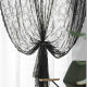 Amazon Cross-border Warp Knitted Lace German Curtain Wear Rod Window Screen Pastoral Outdoor Finished Curtain SHEIN Daifa