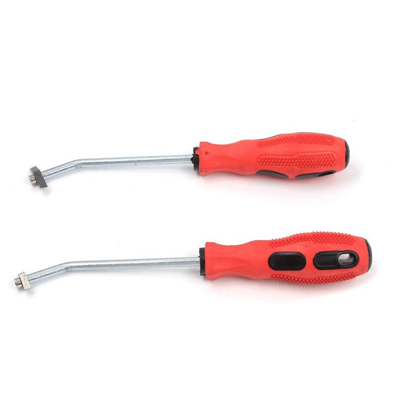 Cross-border 2-piece grouting removal tool steel caulking triangle blade angle scraping tool cutter floor tile seam cleaning cone