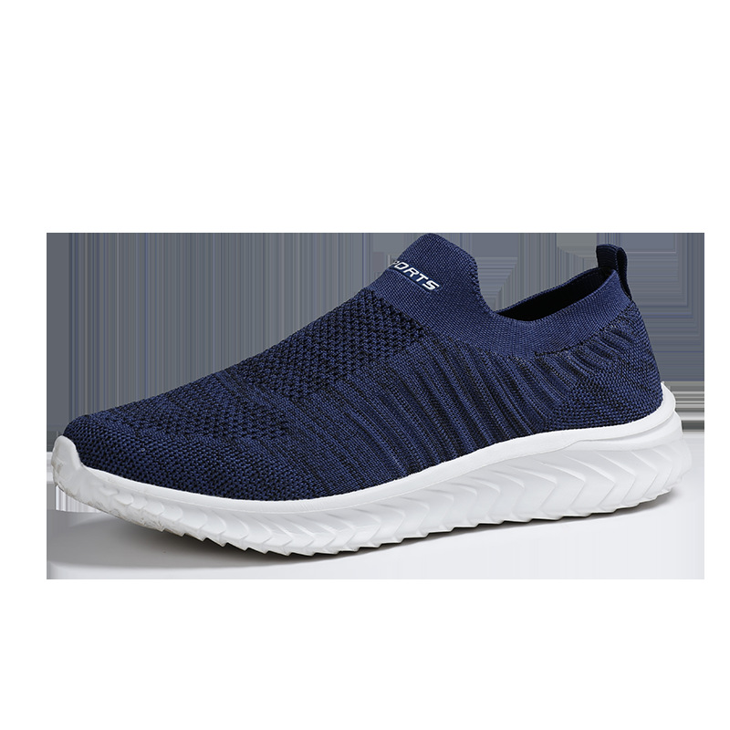 2025 primavera nueva pareja zapatos de tejido femenino cómodos zapatos casuales de malla transpirables zapatos deportivos de hombre zapatos de altura baja