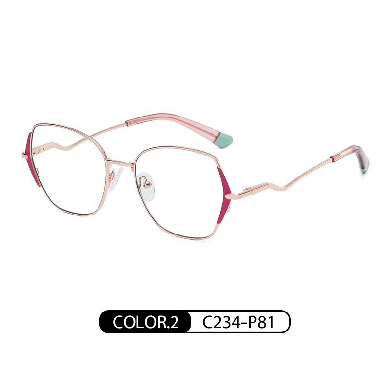 Gafas de moda de comercio exterior marco gafas lisas de moda de mujer JS8629 celebridad de Internet ins estilo miopía gafas de luz anti-azul