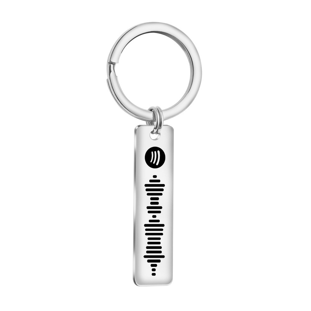 Keychain stainless steel for beloved, Amazon