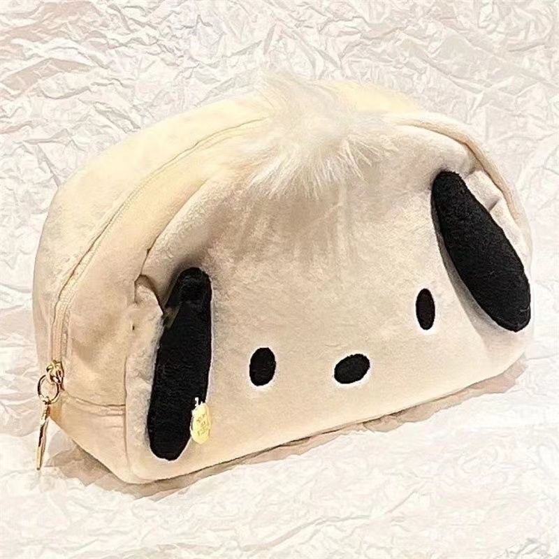 新しいかわいいぬいぐるみ猫ins風筆袋高颜値日系アニメ大容量学生文房具収納袋|undefined