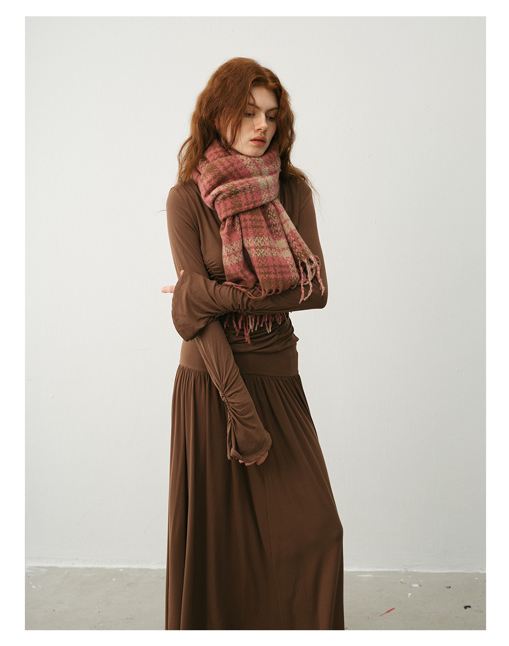 Damen Schal Aus Kaschmir-imitat Im Retro-design Für Den Winter_voghion.com