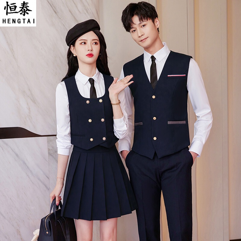 College Style Vest Shirt JK Uniform Set Women's Spring Fashion Elegant Student Uniform Three-piece Set for Men and Women