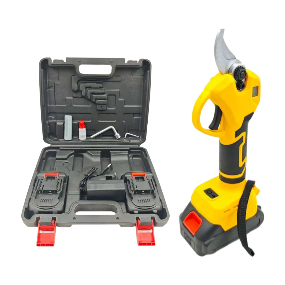 Directo de fábrica sin escobillas de litio recargable tijeras de jardín tijeras de poda tijeras de árboles frutales rama poda tijeras