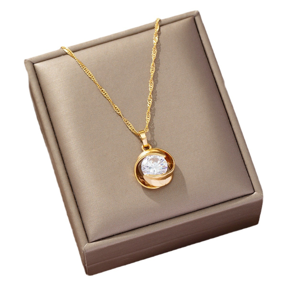 Xiyin transfronterizo nuevo diamante blanco Zircon cobre micro incrustado nicho de diseño de moda moda estilo colgante de flores