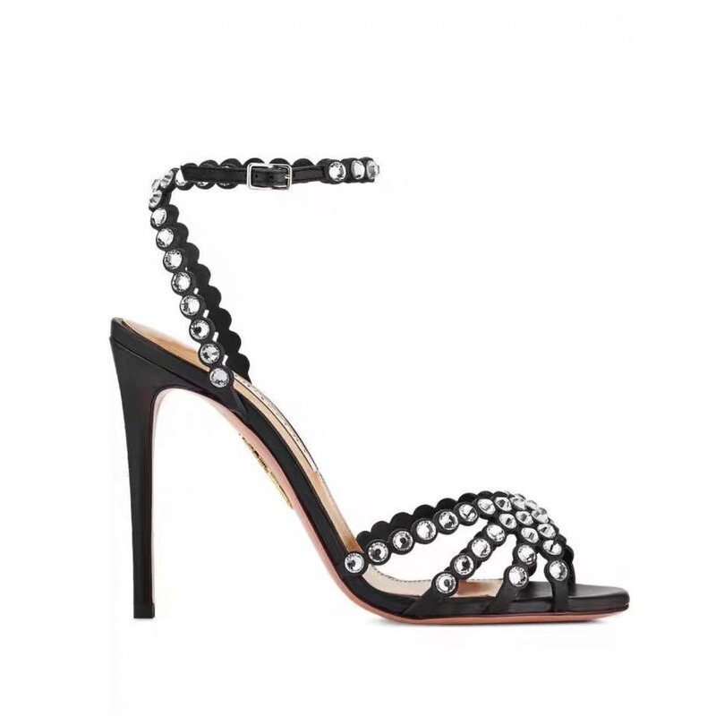 2026 Foreign Trade Colorful Rhinestone Single-Strap Ultra-High Heel Open-Toe Sandals for Women, Outdoor Wear, Rhinestone Stiletto Heels, Goddess Banquet High Heels 2026 Foreign Trade Colorful Rhinestone Single-Strap Ultra-High Heel Open-Toe Sandals for Women, Outdoor Wear, Rhinestone Stiletto Heels, Goddess Banquet High Heels
