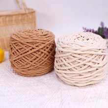 冰条线3.3钩毛线勾鞋线粗毛线团棉鞋diy冰条钩针编织毛线球中粗