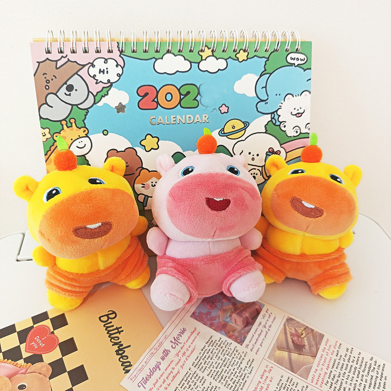 Popular Capybara Plush Toy Bag Pendant Cute and Adorable Dress-Up Doll Backpack Keychain Couple Gift