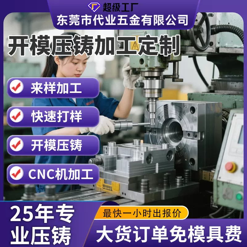 锌合金压铸件模具定制金属精密压铸 电镀加工 压铸件配件加工
