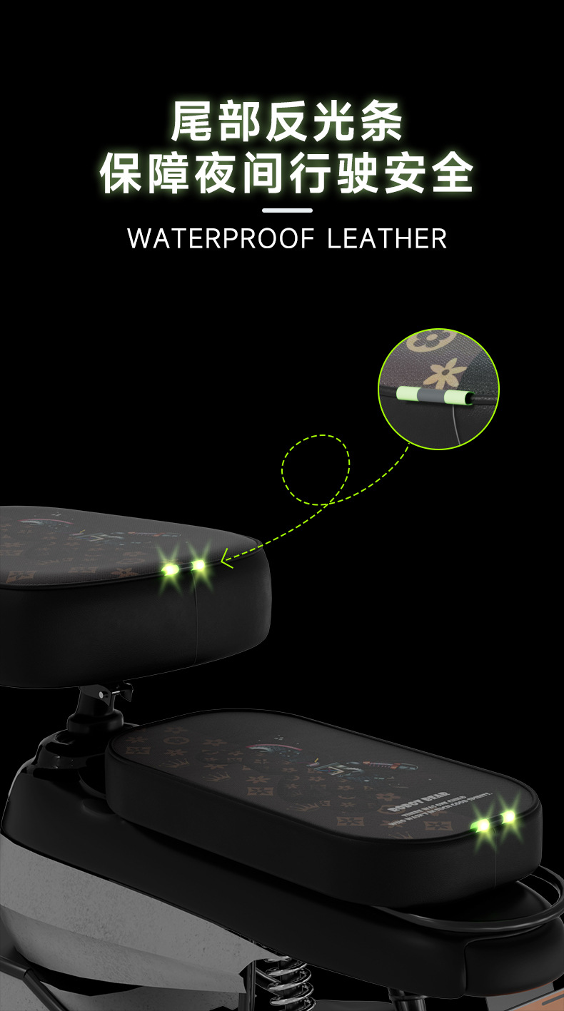 Electric Car Seat Cover Summer Waterproof Sunscreen Emmayadi Battery Car Cushion Cover Four Seasons Universal Bicycle Cover