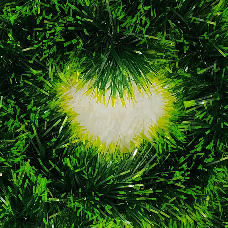 tira de Navidad tira de color verde verde borde de pinas columnar tira de lana decoración de la fiesta de Navidad