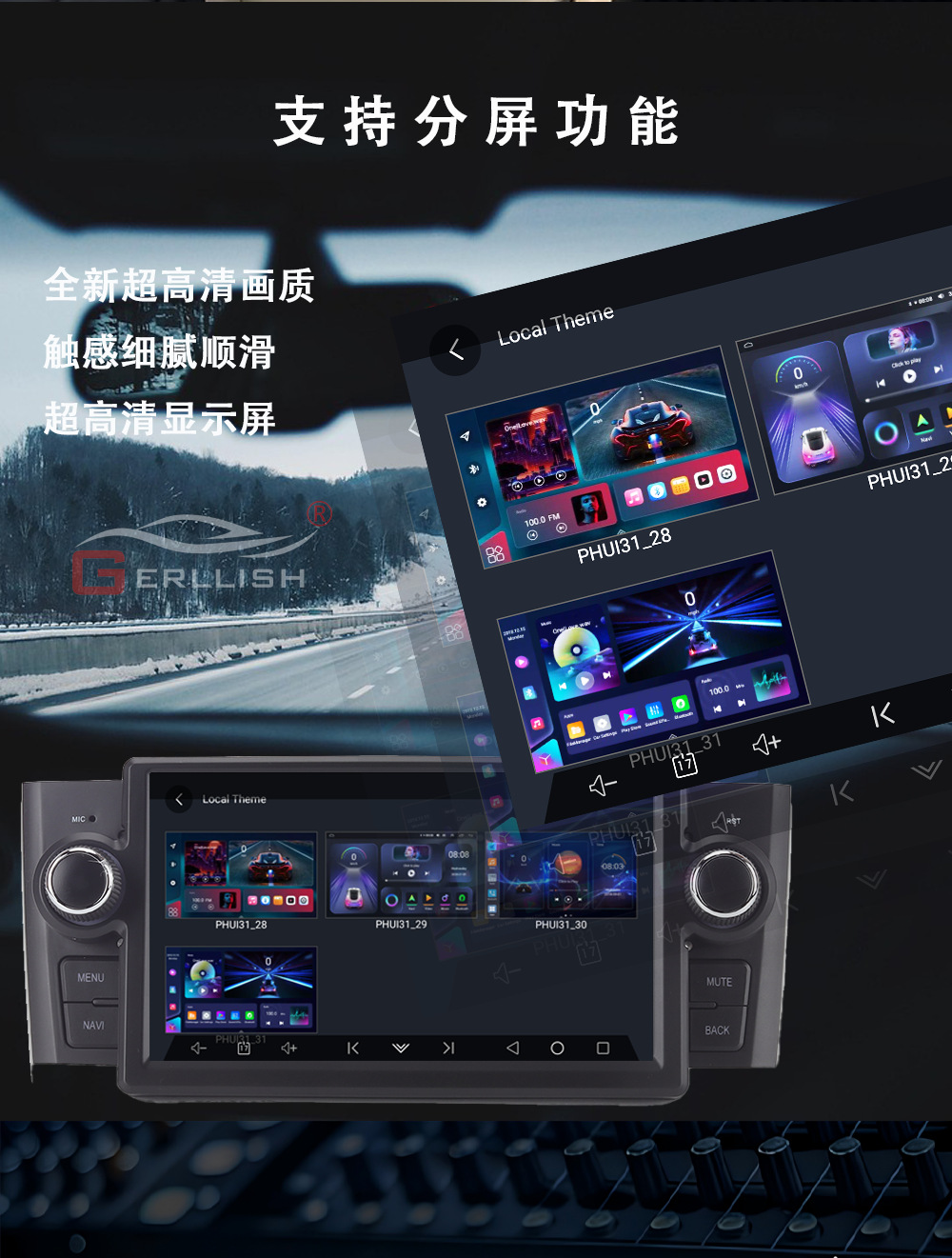 Suitable for 2007 to 2012 Fiat Lenza Car Models, Android Gps Navigation, Wireless Carplay, Car Gps Navigation