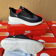 十代飞织鞋男女跨境批发高弹耐k编织网面透气运动鞋跑步鞋子外贸