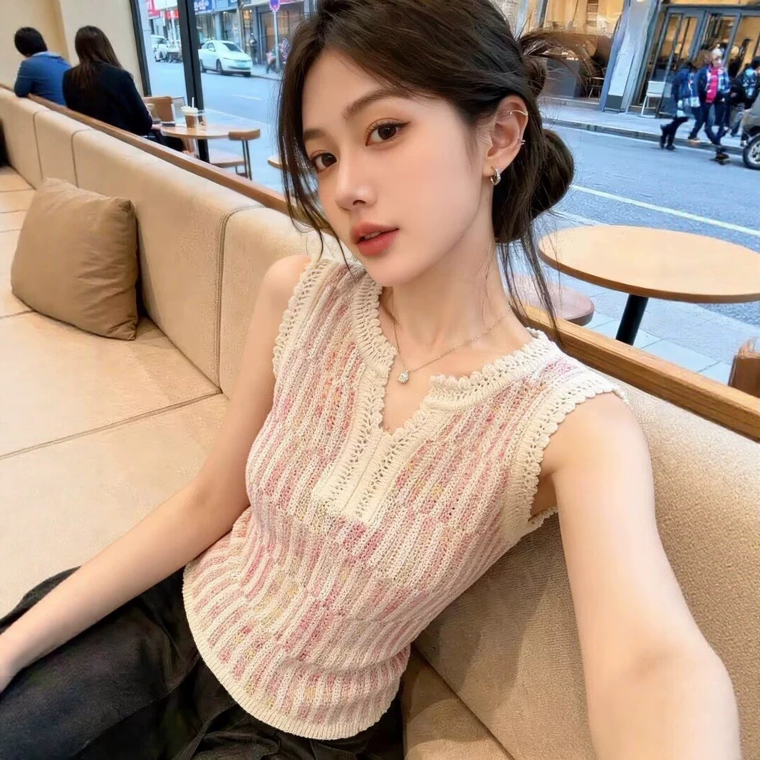 Áo thun nữ cổ tròn tay ngắn phong cách ngọt ngào, chất liệu cotton thoáng mát — màu hồng chi tiết 1