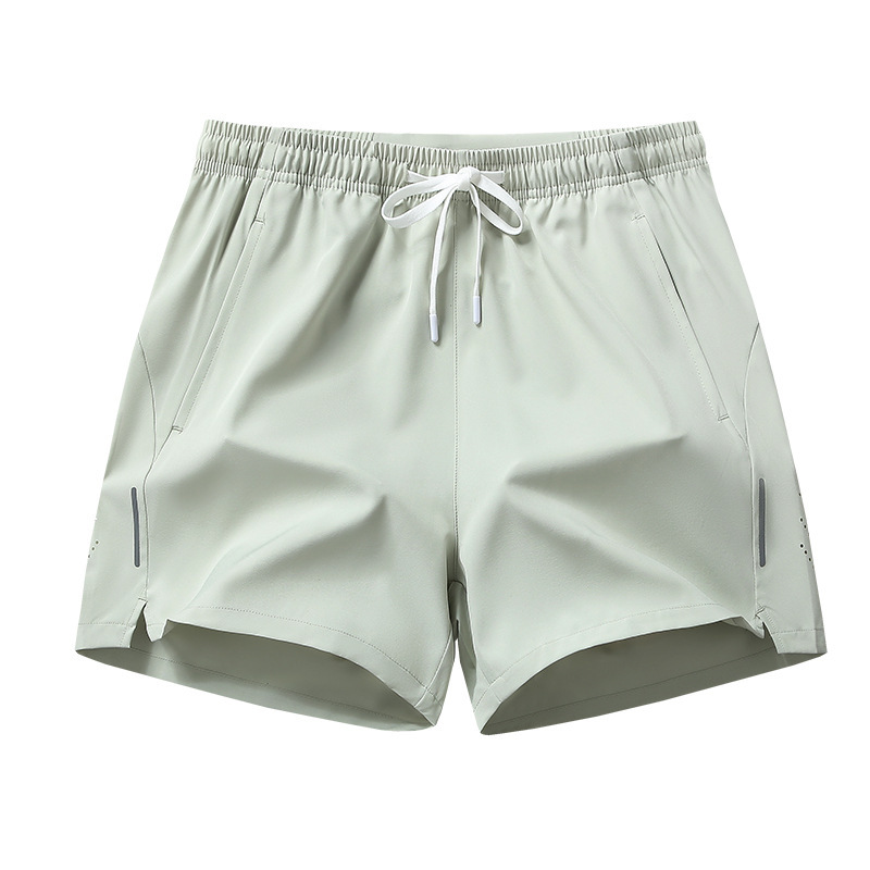 Outdoor perforated mesh breathable ice silk quick-drying shorts for lovers summer outdoor running pants beach pants