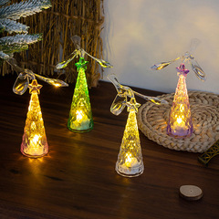 クリスマス装飾ミニ発光クリスタル鳥クリスマスツリーデスクトップ装飾品クロスボーダークリエイティブクリスマスギフトライト