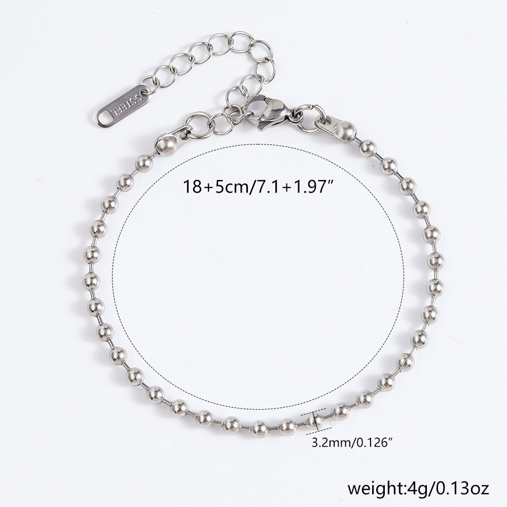 스틸 컬러 [3.2 볼 체인] 18+5+개