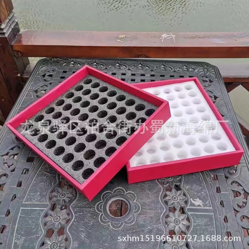 厂家供应白色海绵车厘子礼品盒缓冲包装海绵/车厘子樱桃包装海绵