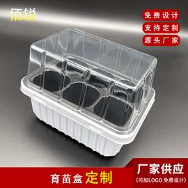 定制PVC包装盒育苗吸塑六格塑料培育礼盒