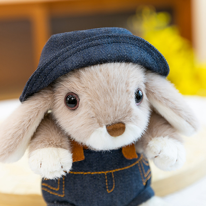 Sweet Bunny Doll Lop Eared Dress Up Plush Toy Exquisite Gift For Children_voghion.com
