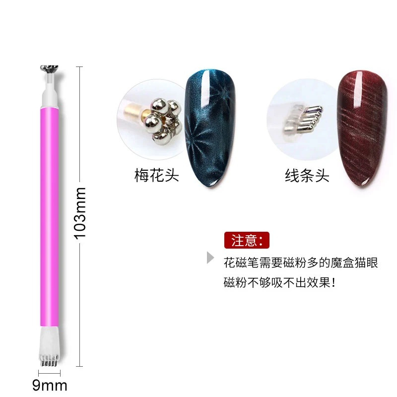 Un bolígrafo magnético de doble cabeza