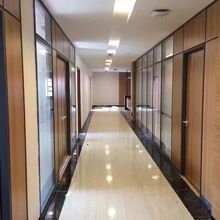 重庆高隔断办公室隔断钢化玻璃隔断墙双玻百叶透明磨砂隔音隔断.