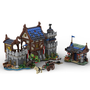 Moc-114472 3033 Particle Number Medieval Castle Gate Replacement for 21325 and 3
