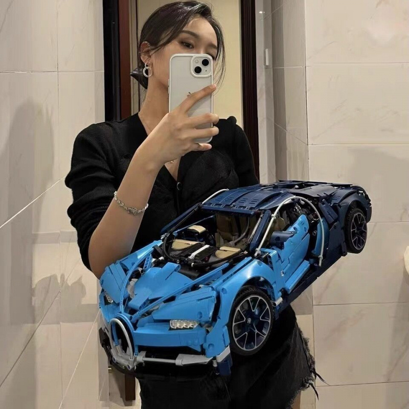 レゴブガッティヴェイロンビルディングブロックスポーツカー大人の難しい組み立て男の子のおもちゃの車と互換性があります。|undefined