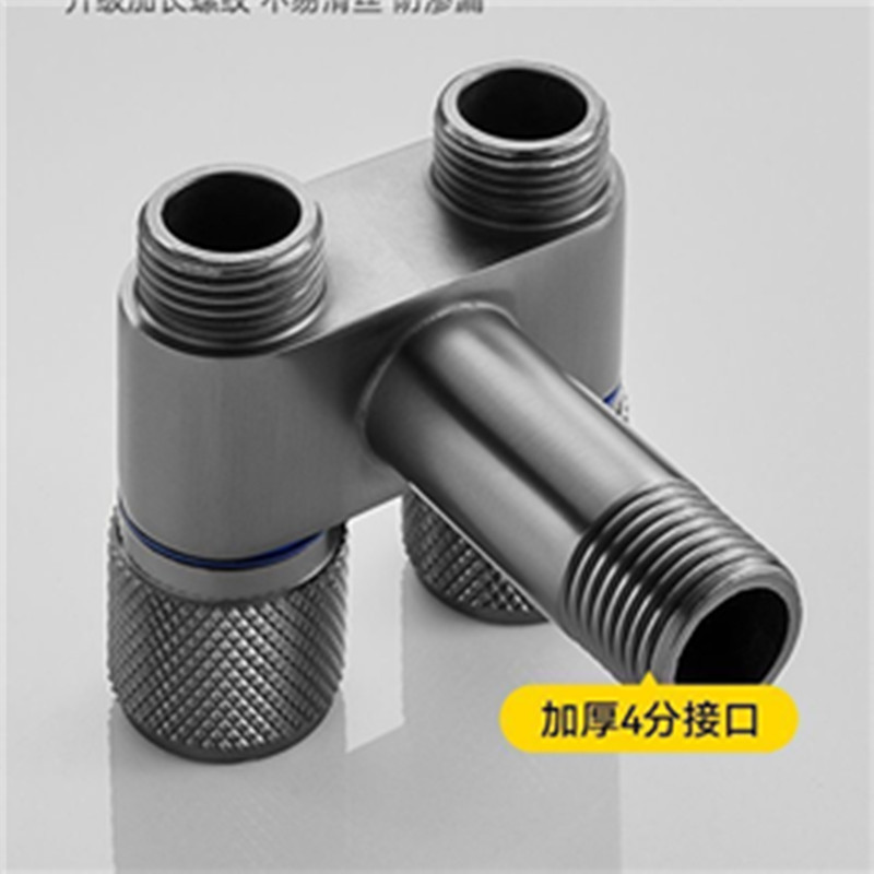 1イン2アウト三角バルブ洗濯機蛇口ダブルスイッチダブルアウト蛇口トイレコンパニオン1/2ジョイント|undefined