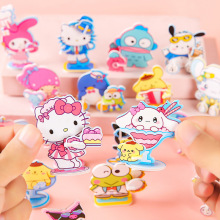 迷你三丽3D立体拼图儿童卡通纸质diy拼插玩具模型幼儿园奖品礼品