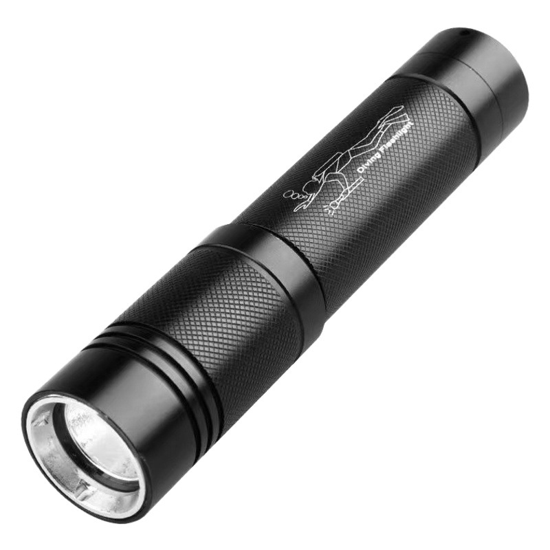 Multifuncional bajo el agua linterna de buceo profesional fuerte luz de carga Super brillante impermeable pesca al aire libre de aleación de aluminio reflector