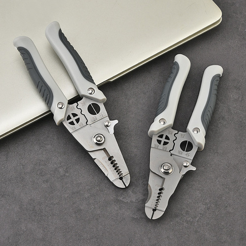 Wholesale wire stripping pliers multifunctional electrician pliers branching wire winding stripping pliers new pliers crimping pliers hardware tools