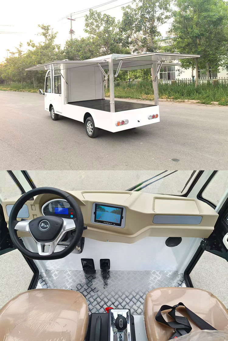 Electric Four-Wheel Truck, Transfer Vehicle, Transport Vehicle, Factory Transport and Transfer Vehicle, Logistics Transfer and Cargo Transport Vehicle