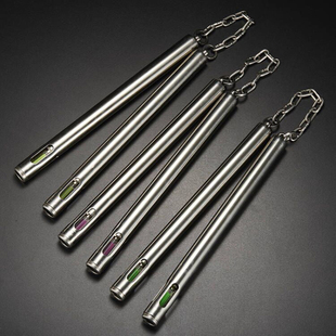 Luminous Stainless Steel Performance Led Practice Nunchaku Fluorescent Nunchaku Vibrating Luminous Colorful Glare Stick