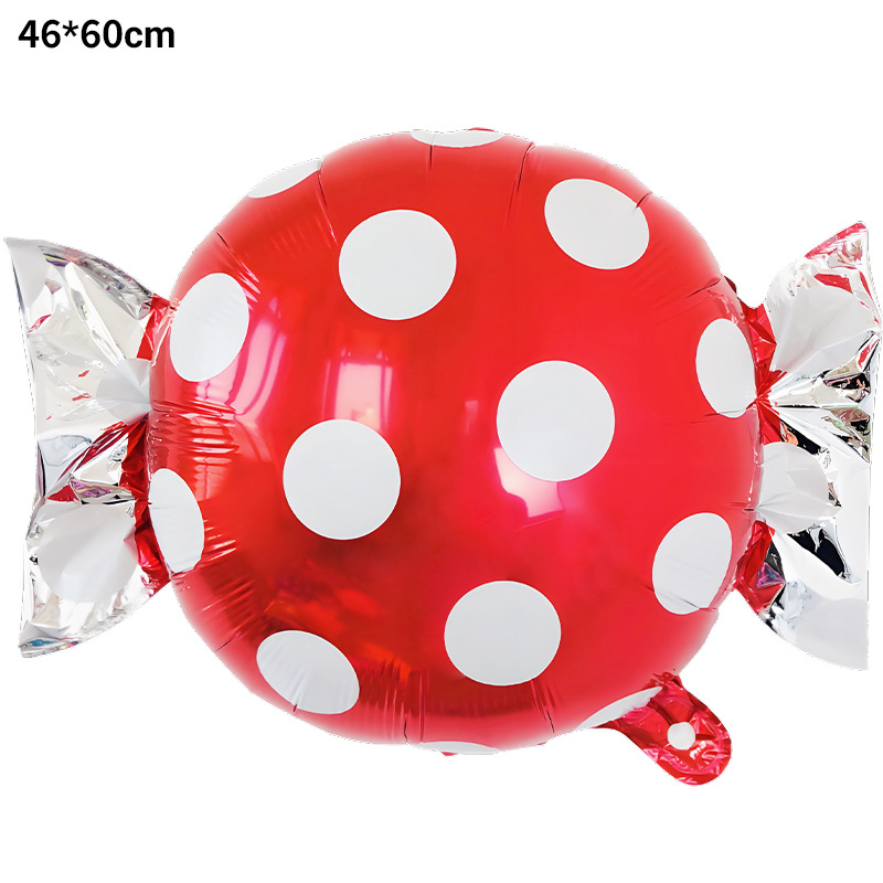 18 pulgadas ronda molino de viento globo espiral de aluminio bola Lollipop globo caramelo forma cumpleaños fiesta Decoración