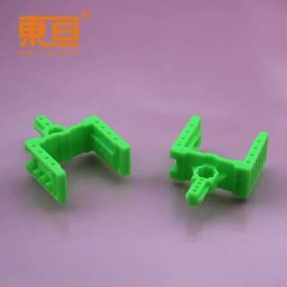 YTDZ463315绿 云台舵座 9克舵机固定座 9克舵机扣座 小制作零件