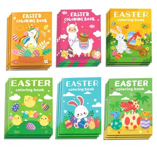 TY024 Amazon Easter Egg DIY Coloring Book Party Cartoon Colorful Graffiti Book Painting Book