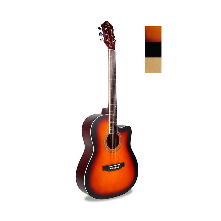 Manufacturer direct-fast GA-M1-39-inch entry-level folk guitar affordable prices and diverse colors 5