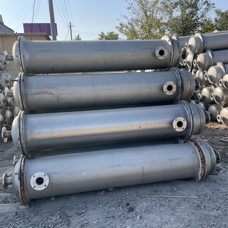 销售二手冷凝器  列管式真空换热设备  化工常压冷却器