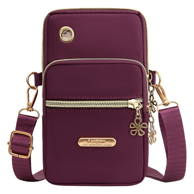 New mobile phone bag women's crossbody mini bag mobile phone bag halter bag portable wrist coin purse