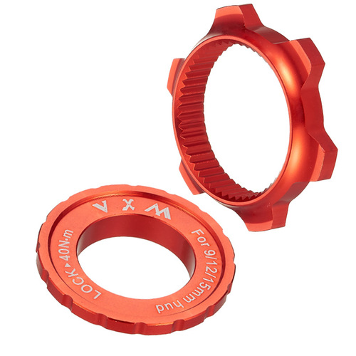 Mountain bike bicycle center lock to six-nail disc conversion seat road bike barrel axle wheel set hub disc center lock cover